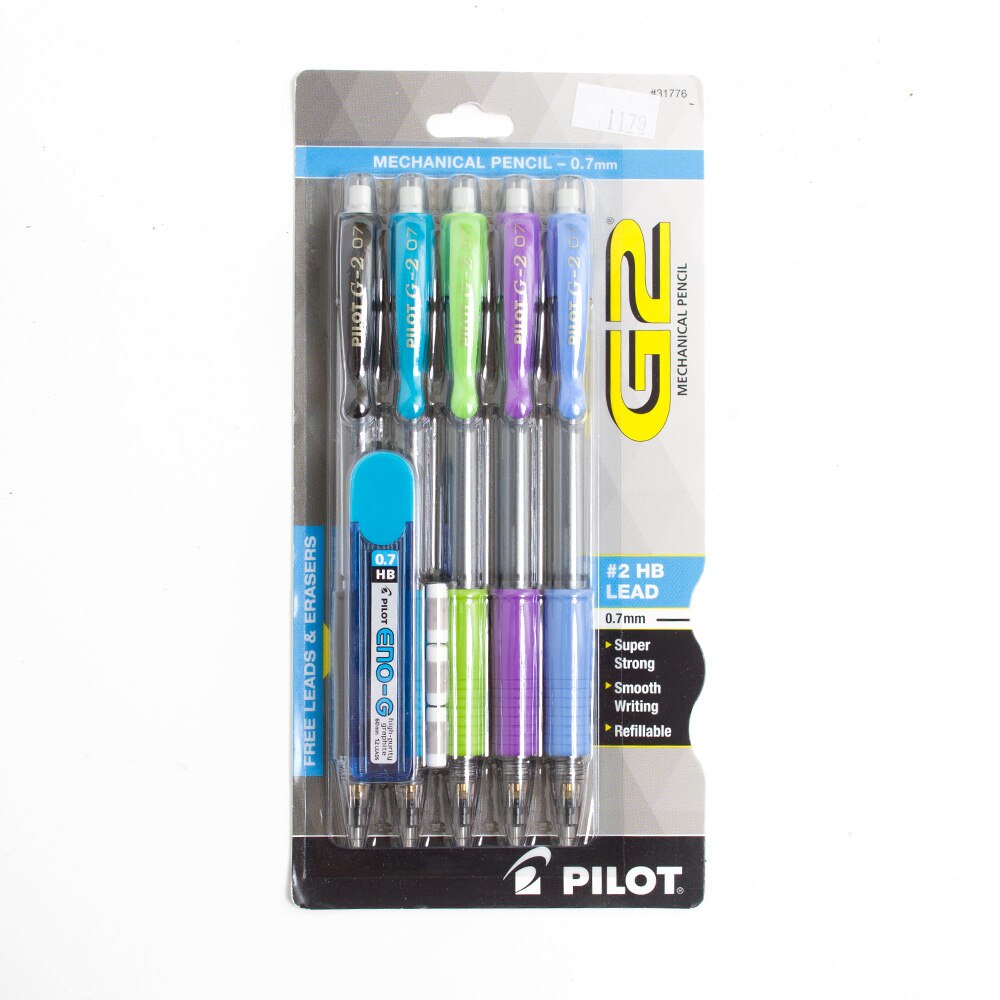 Pilot, G2, Pencil, 0.7mm, 5 Pack